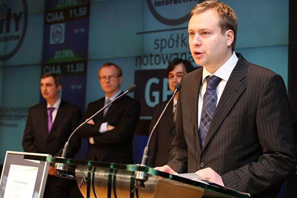 Marek Tymiński prezes City Interactive