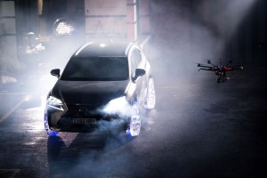 Lexus NX 300h na lodowych kołach