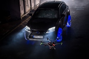 Lexus NX 300h na lodowych kołach