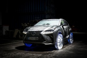 Lexus NX 300h na lodowych kołach