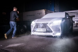 Lexus NX 300h na lodowych kołach