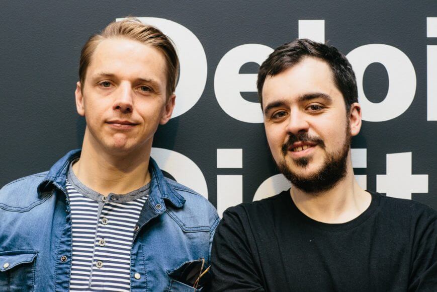Adam Sierociński i Antoni Kamiński w Deloitte Digital