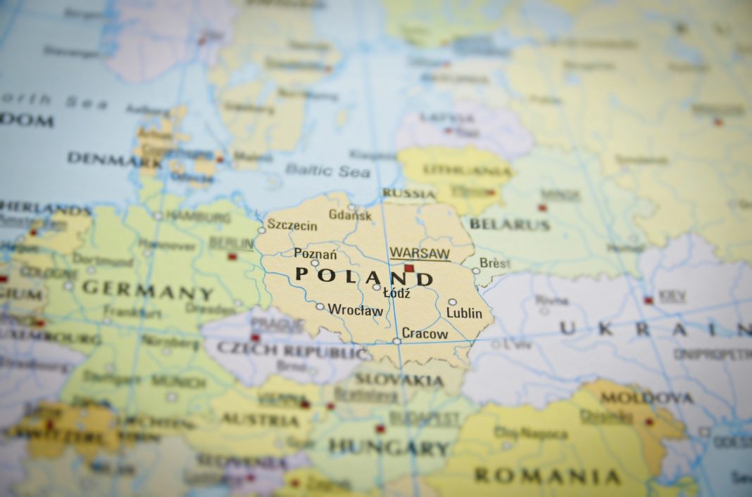 Europa Polska mapa