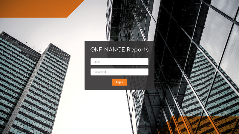 onreporting screen Onwelo