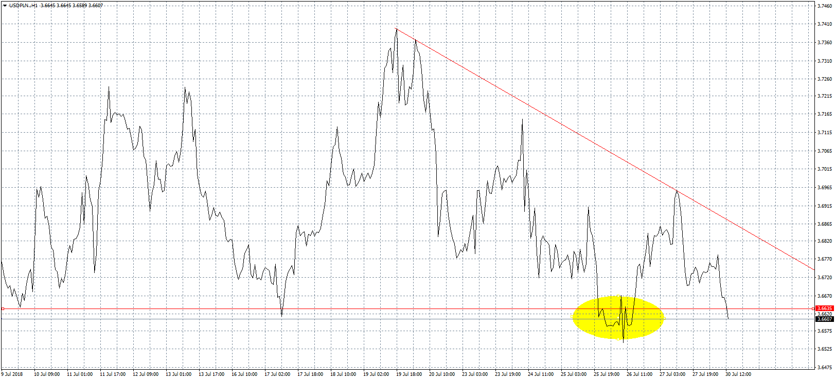 Kurs dolara USD/PLN
