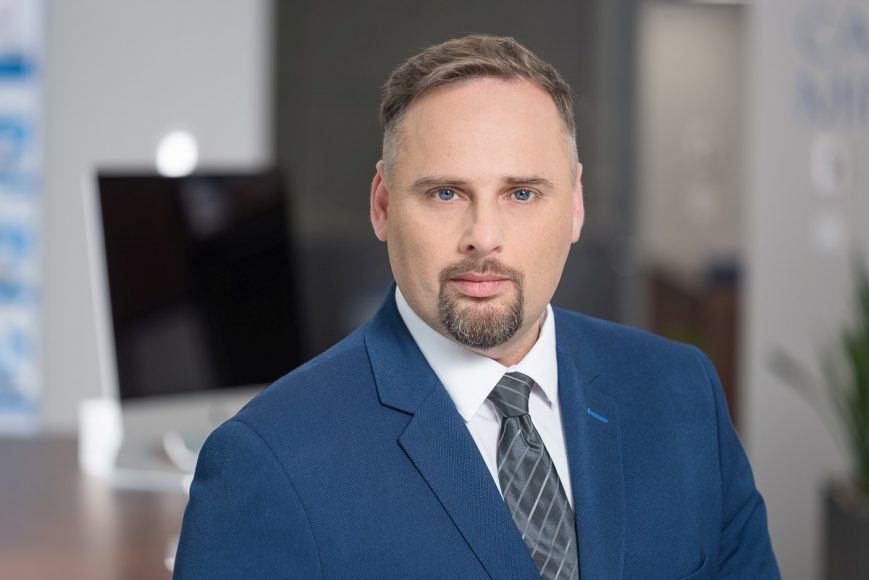 Mateusz Macierzyński, kierownik ds. produktów ITS w firmie Konica Minolta