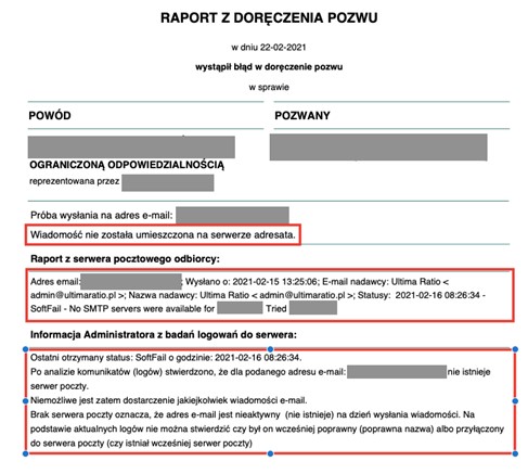 doęczenie pozwu