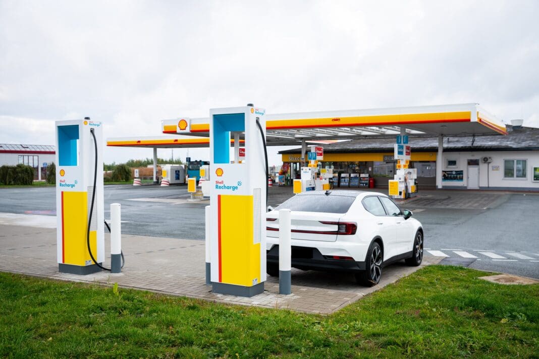 Shell e-mobility Ćadowarki stacja