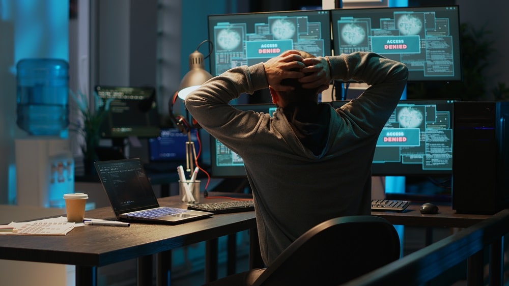 Ransomware haker