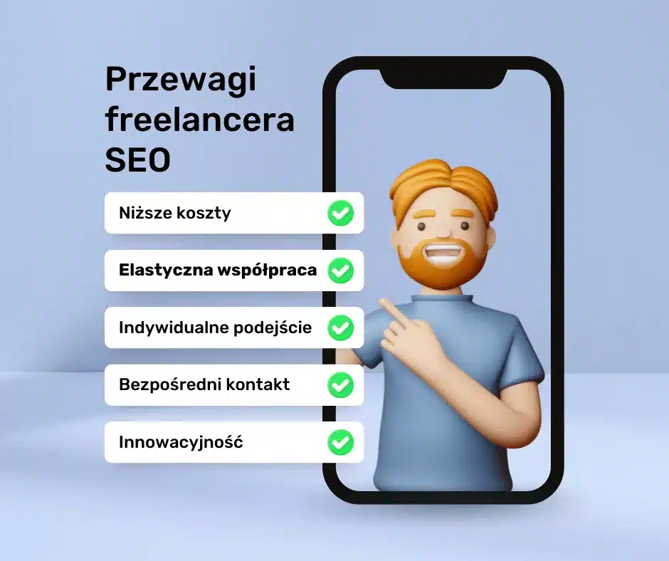 przewagi freelancera SEO