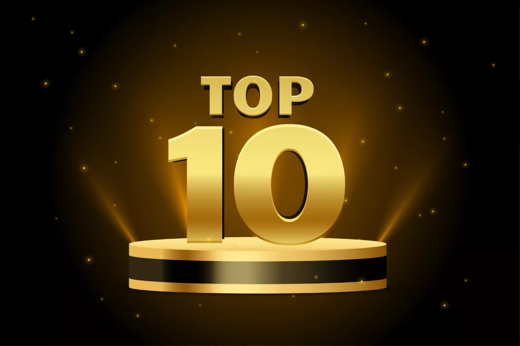 top 10 ranking